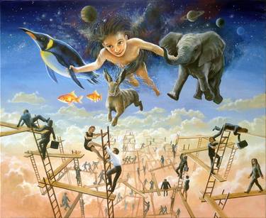 Original Surrealism Fantasy Paintings by Daniel Loveday