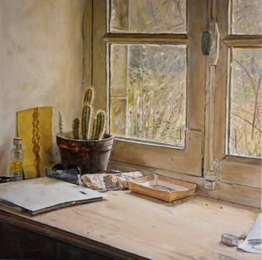 Print of Interiors Paintings by Marc Girard