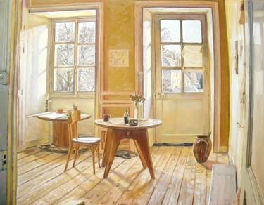 Print of Interiors Paintings by Marc Girard