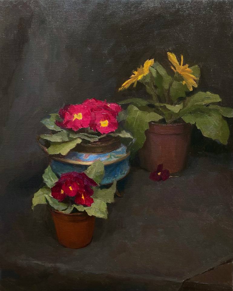 Print of Classicism Floral Paintings by Tanvi Pathare