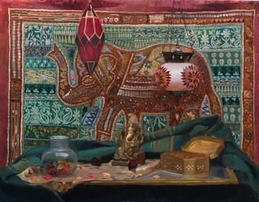 Original Fine Art Still Life Paintings by Tanvi Pathare