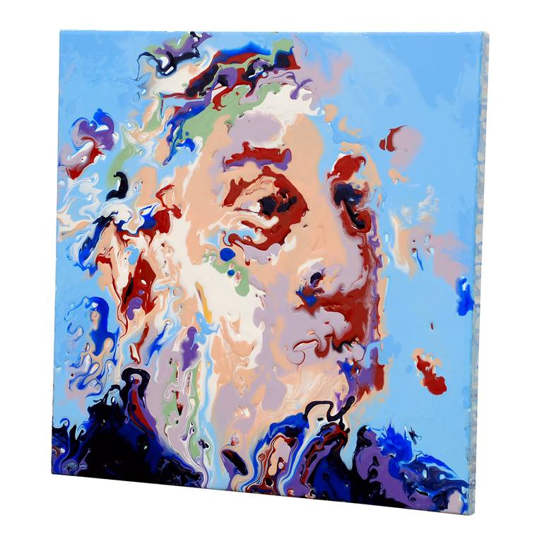 Original Abstract People Painting by Mark Chadwick
