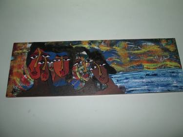 Print of Abstract Time Paintings by Namita Jha