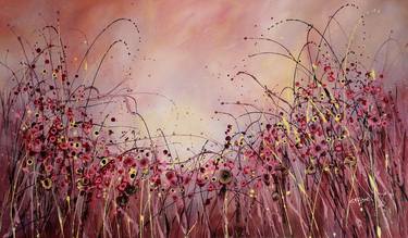 Print of Abstract Floral Paintings by cecilia frigati