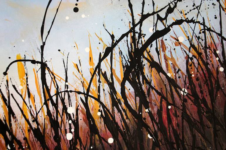 Original Abstract Landscape Painting by cecilia frigati