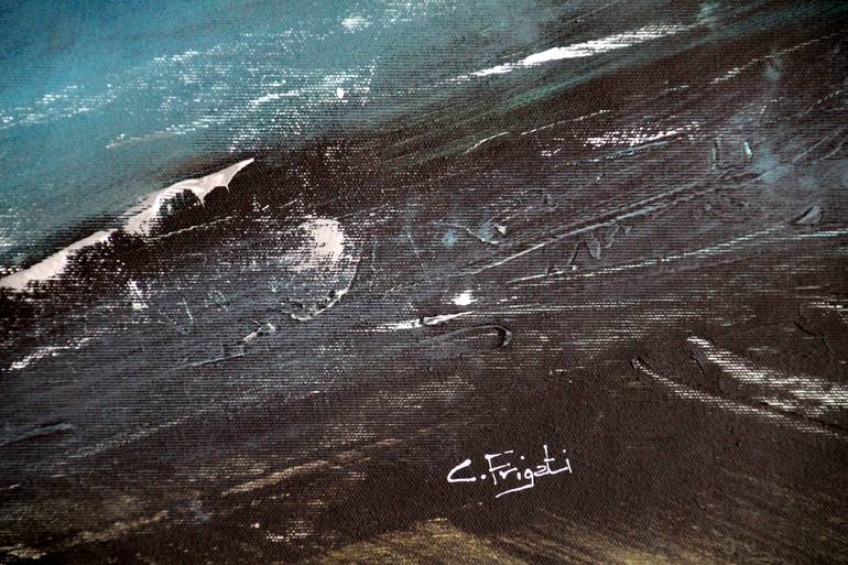 Original Abstract Landscape Painting by Cecilia Frigati
