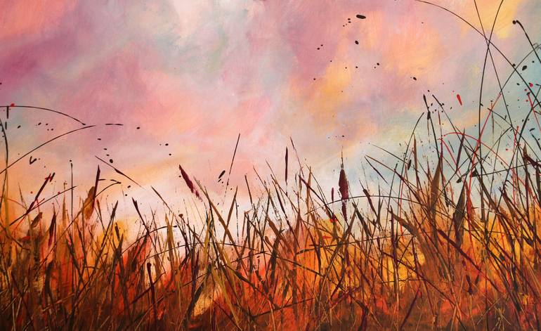 Original Landscape Painting by cecilia frigati