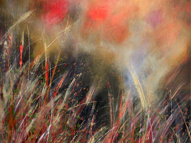 Original Abstract Landscape Painting by Cecilia Frigati