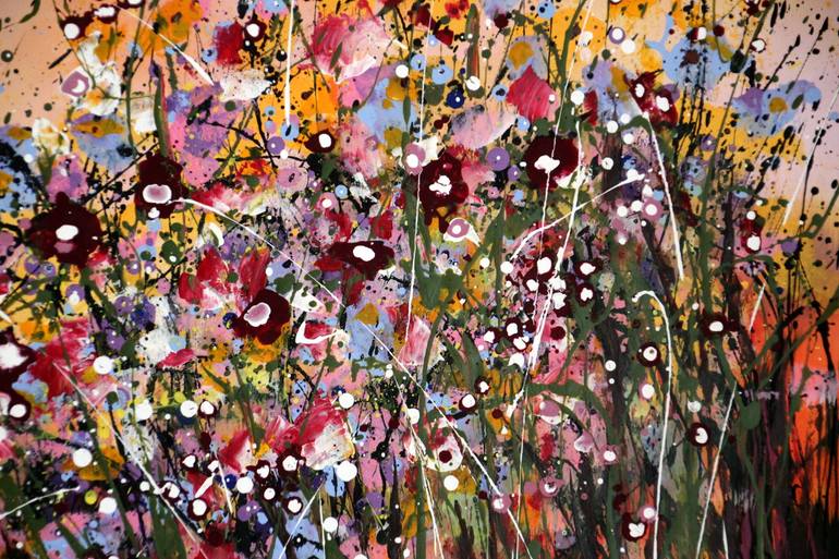 Original Abstract Nature Painting by Cecilia Frigati