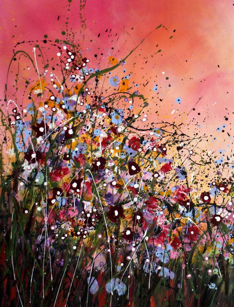 Original Abstract Nature Painting by Cecilia Frigati