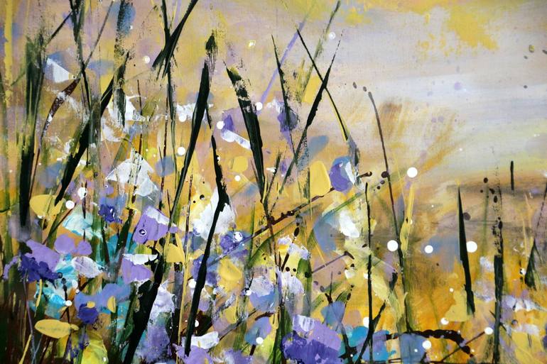 Original Abstract Expressionism Nature Painting by Cecilia Frigati