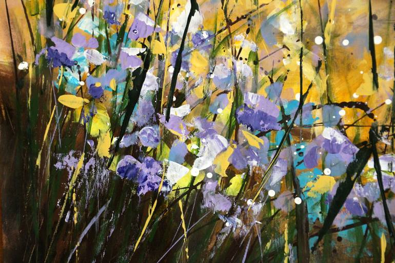 Original Abstract Expressionism Nature Painting by Cecilia Frigati