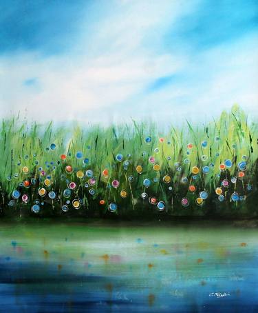 Print of Impressionism Nature Paintings by cecilia frigati