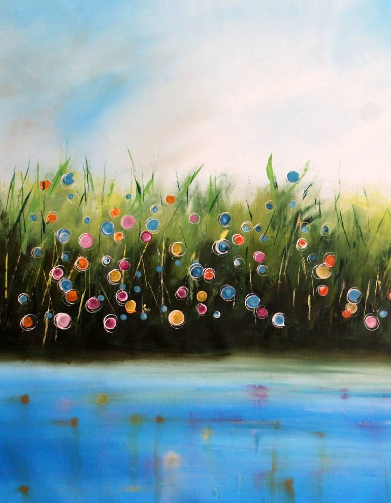 Original Minimalism Landscape Painting by Cecilia Frigati