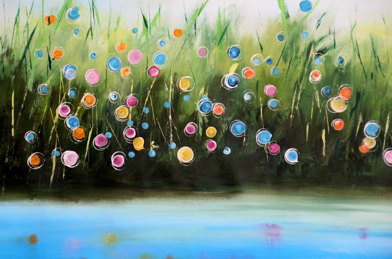 Original Minimalism Landscape Painting by Cecilia Frigati