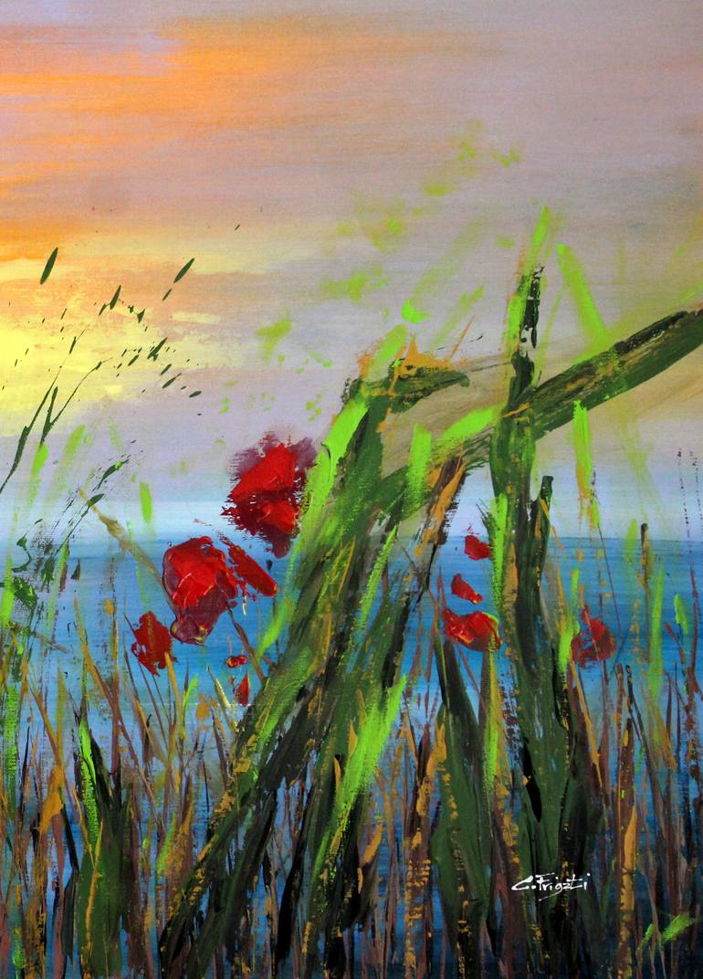 Original Contemporary Landscape Painting by Cecilia Frigati