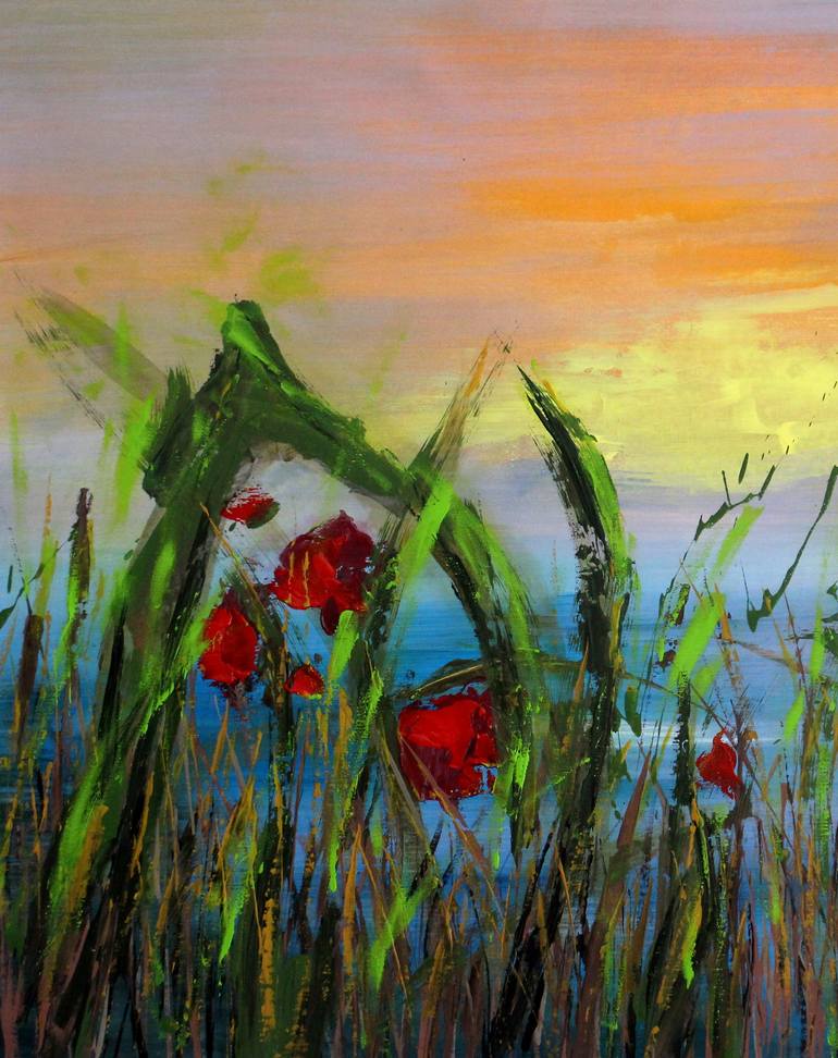 Original Contemporary Landscape Painting by Cecilia Frigati