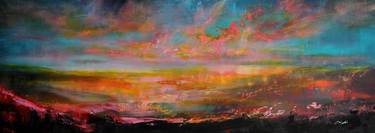 Original Abstract Landscape Paintings by cecilia frigati