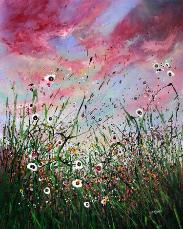 Original Abstract Expressionism Abstract Paintings by Cecilia Frigati