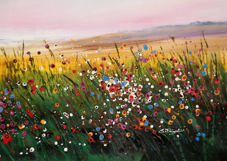 Original Contemporary Landscape Painting by Cecilia Frigati