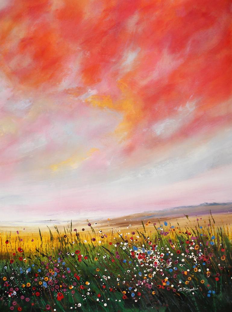 Original Contemporary Landscape Painting by Cecilia Frigati