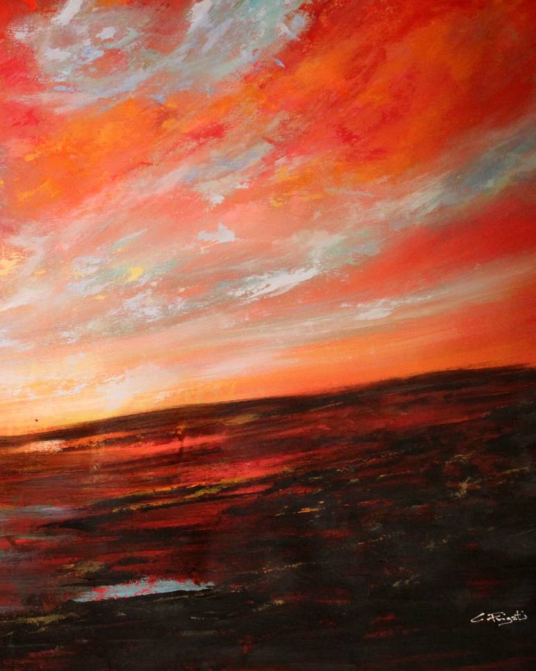 Original Contemporary Landscape Painting by Cecilia Frigati