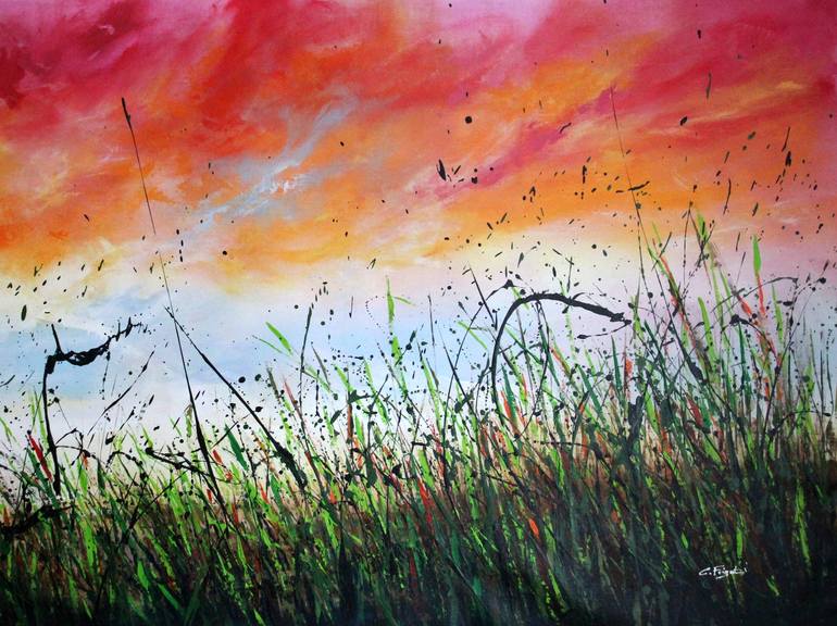 Original Contemporary Landscape Painting by Cecilia Frigati