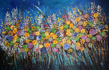 Original Abstract Nature Paintings by Cecilia Frigati