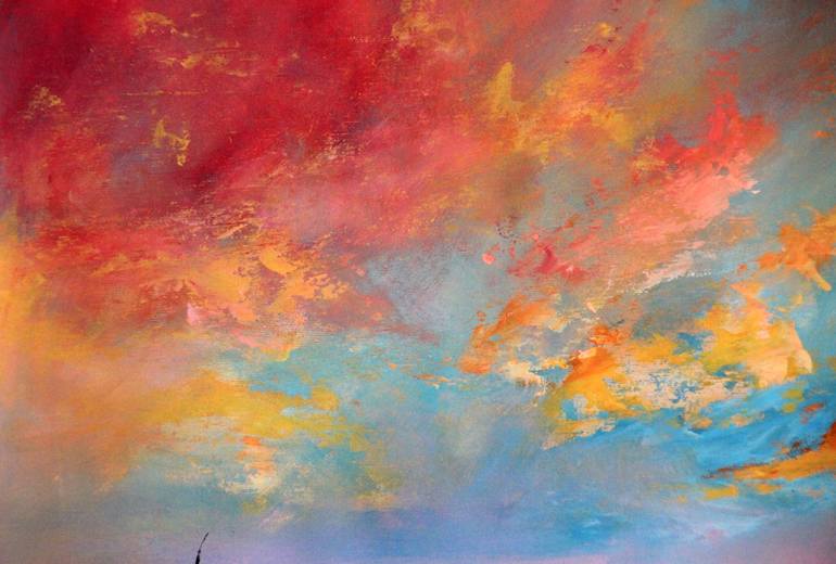 Original Impressionism Landscape Painting by Cecilia Frigati