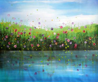 Original Minimalism Landscape Paintings by Cecilia Frigati