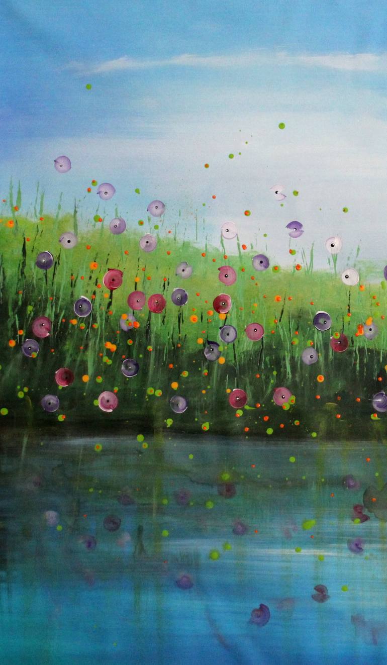 Original Minimalism Landscape Painting by Cecilia Frigati