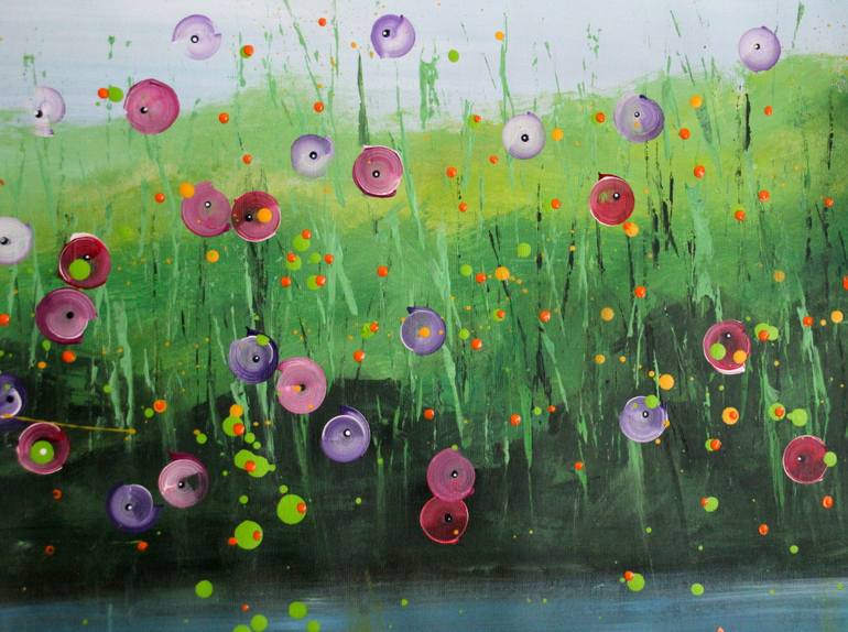 Original Minimalism Landscape Painting by Cecilia Frigati