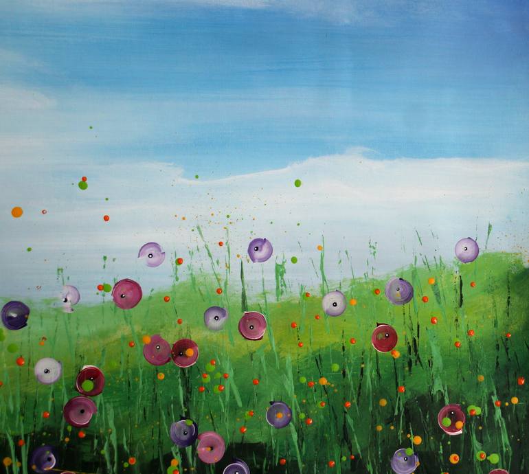 Original Minimalism Landscape Painting by Cecilia Frigati