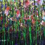"There It Is" is an original floral landscape series created with high quality acrylic paints on canvas.
Each piece of the series is a unique abstract snapshot at nature made with palette knives and brushes.

I have used energetic and free flowing brush strokes combined with a shower of drippings and palette knife work to achieve contrast between the darks and lights.

The artwork is unstretched and it comes in a sturdy tube ready to stretch or frame.

The dimensions are 183cm x 121cm / 72" x 47.6" it can be stretched to 175cm x 113cm / 68.9" x 44.5" by allowing 4cm / 1.6" on each 4 sides for stretching or it can be framed roughly to the same dimensions - 183cm x 121cm / 72" x 47.6".


I sign my paintings on the front and always apply a few coats of varnish for protection.