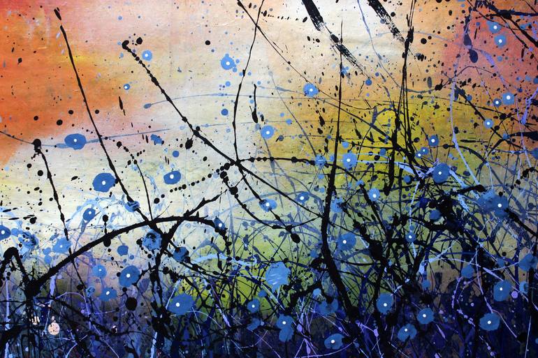 Original Abstract Landscape Painting by cecilia frigati