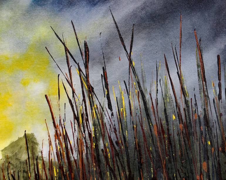 Original Abstract Landscape Painting by Cecilia Frigati