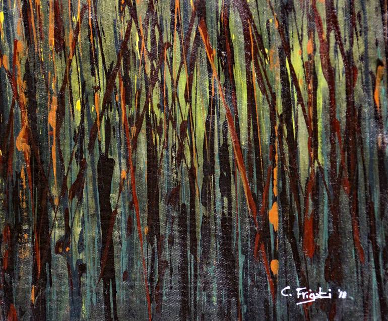 Original Abstract Landscape Painting by Cecilia Frigati