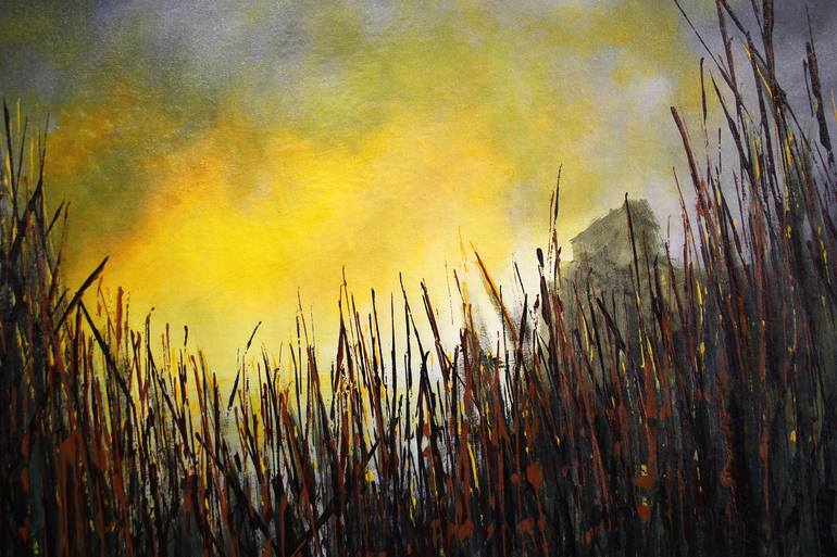 Original Abstract Landscape Painting by Cecilia Frigati