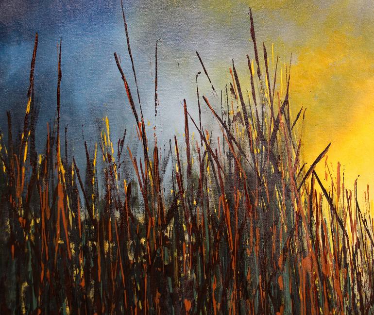 Original Abstract Landscape Painting by Cecilia Frigati