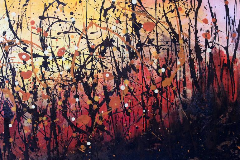 Original Abstract Landscape Painting by Cecilia Frigati