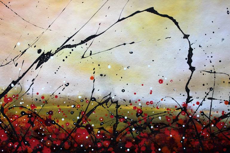 Original Abstract Landscape Painting by cecilia frigati