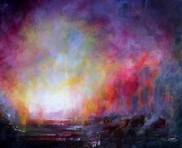 Original Abstract Landscape Paintings by cecilia frigati