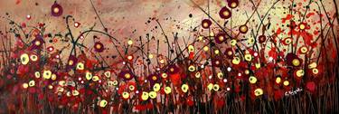 Original Floral Paintings by cecilia frigati