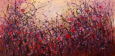 Print of Abstract Floral Paintings by cecilia frigati