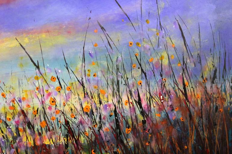 Original Abstract Landscape Painting by cecilia frigati