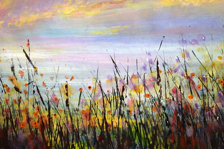 Original Landscape Painting by cecilia frigati