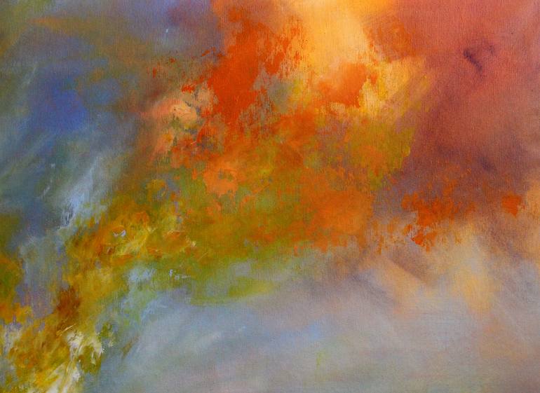 Original Abstract Landscape Painting by Cecilia Frigati