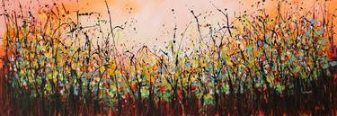 Original Abstract Floral Paintings by cecilia frigati