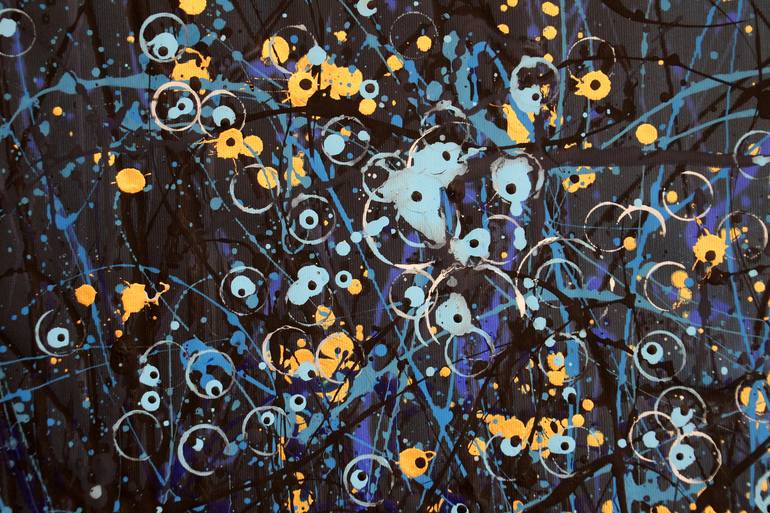 Original Abstract Floral Painting by Cecilia Frigati