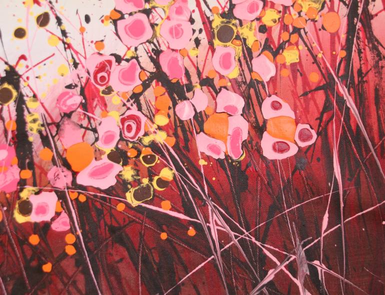 Original Floral Painting by cecilia frigati